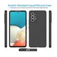 thumbnail image 2 of Cell Phone Cases for 6.5" Galaxy A53 5G, Liquid Silicone Gel Rubber Shockproof Case Ultra Thin fit Galaxy A53 5G Case Slim Matte Surface Cover for Samsung Galaxy A53 5G 2022 -Black, 2 of 8