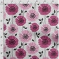thumbnail image 3 of Soimoi Floral Print, Silk Fabric Decor Sewing Fabric By The Yard- 42 Inch WideDecorative Fabric For Shirts, Suits, Ties-Purple, 3 of 5