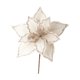 thumbnail image 2 of Large Artificial Christmas Flower Flannel Artificial Magnolia Flower With Glitter Lock Edges Christmas Tree Christmas Wreath Decoration, 2 of 7