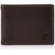 thumbnail image 1 of Cartera Timberland Wellington de piel con doble pliegue RFID, color marrón, 1 of 6