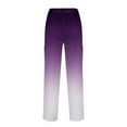 thumbnail image 4 of BDPORKAS Scrubs for Women Set Stretchy Plus Size Medical Scrubs Set Athletic Trendy Gradient Working Uniforms, 4 of 4