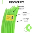 thumbnail image 4 of ZeeYee 60 Pieces Replacement Line Compatible with Sun Joe SDJ616L, Precut Square .095 Inches by 12 Inches Length Grass String Trimmer Line, 4 of 4
