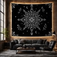 thumbnail image 6 of Celestial Mandala in a Night Sky, Mystical Boho for Boho Decor Lovers, Mystical Wall Art, Housewarming Gift Tapestry Wall Hanging for Bedroom, Living Room and Dorm, 6 of 7