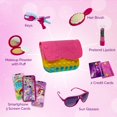 thumbnail image 3 of Mi primer bolso, bolso para niña con accesorios, bolsos para niñas de 3 años, juego de lápiz labial, teléfono que hace sonido, cepillo de princesa, maquillaje para niños | Juego de juguetes Fidget Pop, 3 of 5