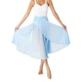 thumbnail image 3 of IEFIEL Womens Lace-Up Flowy Dance Skirt High Waist Ballet Modern Dance Costume Wrap Skirt, 3 of 7