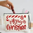 thumbnail image 4 of putnchl Christmas Candy Cosmetic Bag Women's Portable Storage Bag, 4 of 5