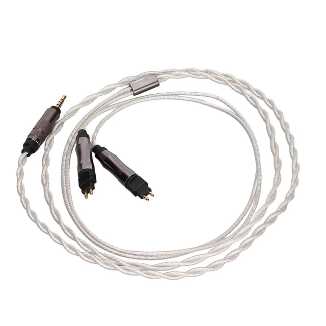 Cable de repuesto para auriculares Bling Bling Plateado 36 núcleos