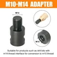 thumbnail image 2 of Angle Grinder Adapter Converter M10 for M14 5/8-11 Converter Adapte Arbor Connector M10 To M14, 2 of 9