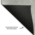 thumbnail image 5 of Addison Rugs Mayfield Premium Machine Washable Transitional Ombre Silver Rectangle Rug, 3' x 5', 5 of 7