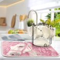 thumbnail image 5 of Elegant Horse with Long Hair Dish Drying Mat 16x18 Absorbent Microfiber Draining Rack Pad for Kitchen Counter Sink, 5 of 8