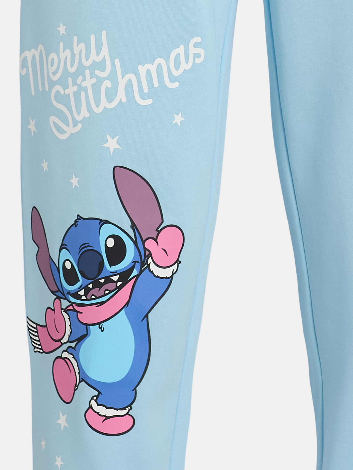 Disney Women’s Christmas Stitch Graphic Jogger Pants, Sizes XXS-XXL