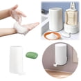 thumbnail image 2 of HBFAGFB Wall Mounted Soap Dispenser Simple Bathroom Decor Suitable for Family Restaurants White One Size, 2 of 3