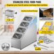 thumbnail image 4 of Estante para especias VEVOR de acero inoxidable 4 filas, 4 of 9