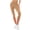 Khaki women's high waisted capri leggings a1, variant on Cagogo Women's High Waisted Capri Leggings Stretch Solid Slim Fit Sporty Workout Activewear Yoga Running Lounge Casual Capri Pants, Brown L
