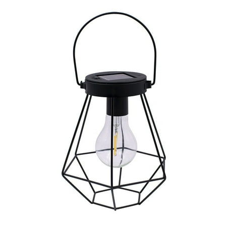 

BMForward Wrought Stainless Steel Hanging Solar Iron Garden Light Lamp Light LED light