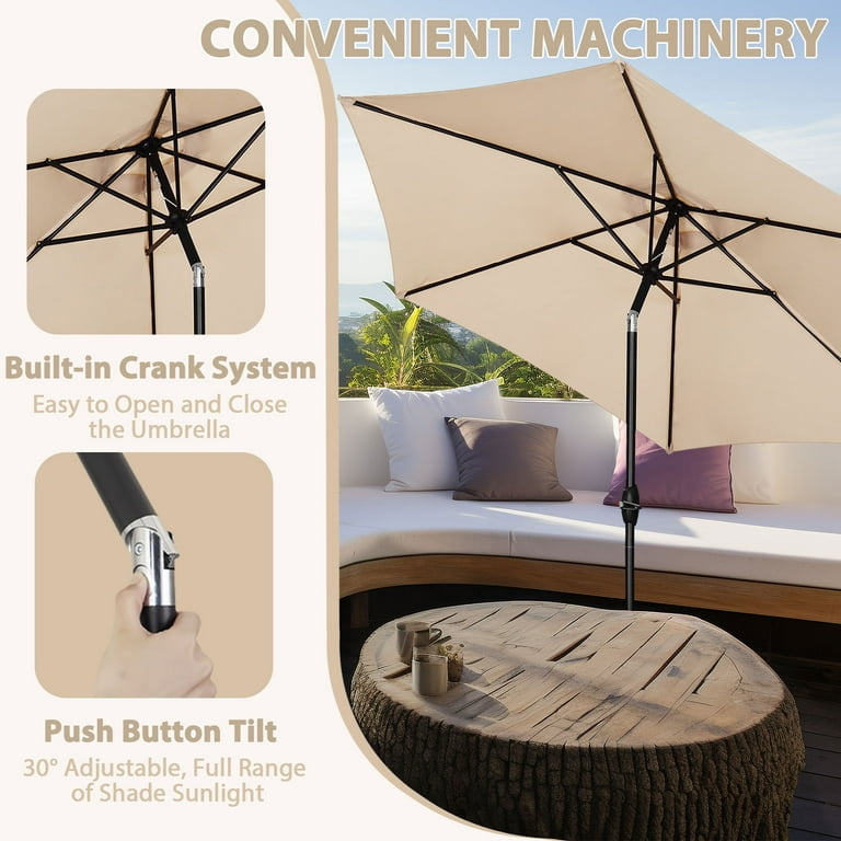 buy all weather patio umbrella Amazon.com : Tropishade 631W24 Commercial 9 ft. Antique White Patio Umbrella  is Perfect for Cafes and Restaurants : Patio, Lawn & Garden