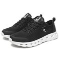 thumbnail image 7 of HCNTES Men's Mesh Fabric Fashion Sneakers Casual Lightweight Breathable Versatile Walking Shoes（Black,45), 7 of 7