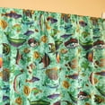 thumbnail image 2 of Cotton Curtain Animal Print 58 Inch Wide Fish Aquarium, 2 of 10