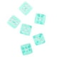 thumbnail image 4 of Juego De 100 Dados De Colores Translúcidos Dados De 6 Lados Para Juego O Aprendizaje Matemáticas Verde Sunnimix D6 Dice Board Game, 4 of 8