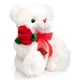 thumbnail image 4 of Oso de peluche HollyHome, oso rosa, 30 cm, blanco, 4 of 8