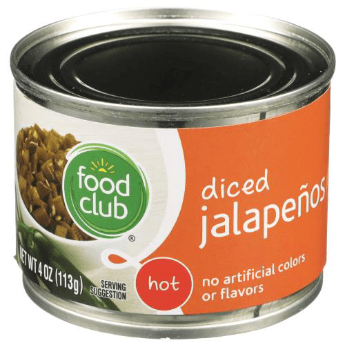 Food Club diced jalapenos