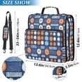 thumbnail image 2 of FORMRS Zipper Binder with Shoulder Strap 2-inch Ring 500 Sheet Capacity File Bag, Modern Color Circle, 2 of 5