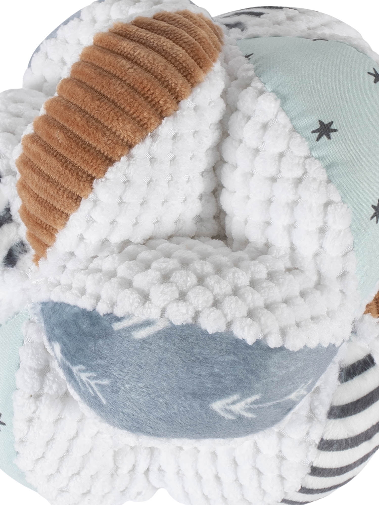 Modern Moments by Gerber Baby Boy or Girl Unisex Plush Developmental Sensory Ball