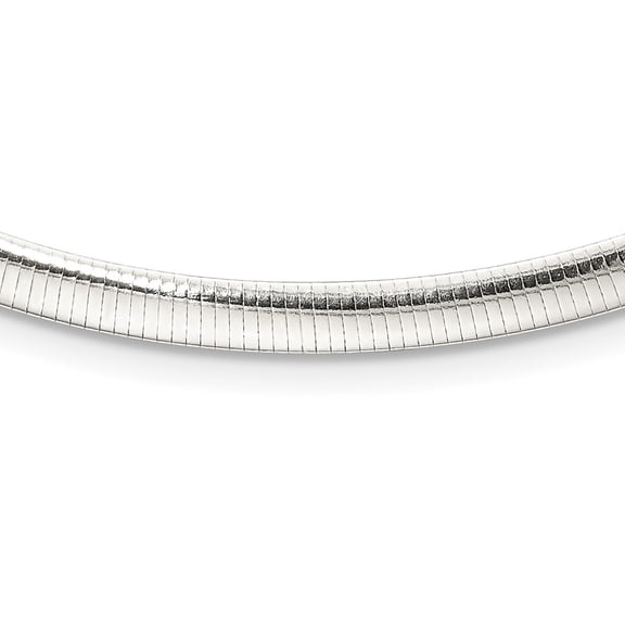 Auriga 925 Sterling Silver 4.5 mm Polished Cubetto Necklace for Women 16"