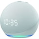 thumbnail image 2 of Altavoz Inteligente Amazon Echo Dot (4.ª Generación) con Reloj y Alexa - Blanco Glaciar (Pack de 2), 2 of 9