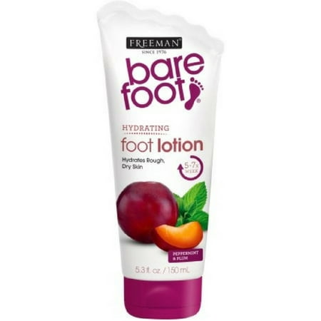 Peppermint Foot Scrub - 2 Pack - Freeman Bare Foot Exfoliating foot scrub Peppermint and Plum 5.3 oz