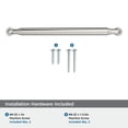 thumbnail image 4 of Amerock Coble 7-9/16 inch (192mm) Center-to-Center Polished Nickel Cabinet Pull, 4 of 6