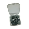 thumbnail image 2 of S SERENABLE Pool Cue Heads High Hardness Leather Lightweight Pool Stick Replacement Tips Gray, 2 of 9