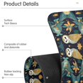 thumbnail image 4 of Yayeee Faucet Mat for Kitchen Sink 30" Diatomite Long Splash Guard Pad, Brown Mystical Owls, 4 of 7