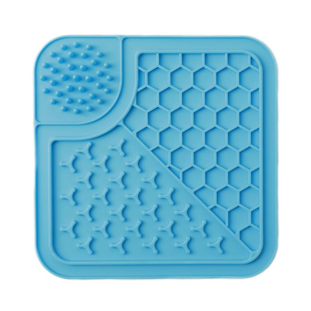Almohadilla De Silicona Para Lamer Mascotas Para Perros, Alfombrilla De Alimentación De Silicona De Grado Alimenticio Para Perros Con Ventosas, Alfombrilla De Alimentación Lenta, Alfombrilla Para Speravity PT002710-02