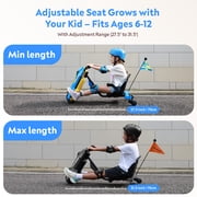 McLaren 24V Ride on Toys for Kids, Electric Go Kart Powered Drift Kart with Adjustable Seat for Big Kids Boys Girls, Black
