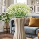 thumbnail image 1 of Flores artificiales de paniculata (Gypsophila) para decoración del hogar | Arreglos florales de seda realistas para mesas de salón | Decoración para oficinas o bodas, ideales para jarrones y ramos., 1 of 6