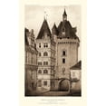 thumbnail image 2 of Petit, Victor 13x18 Black Ornate Wood Framed with Double Matting Museum Art Print Titled - Sepia Chateaux VI, 2 of 4