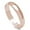 Rose Gold-Tone, variant on Sterling Silver Round Plain Bridal Band Ring 4MM Size 7