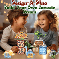 thumbnail image 3 of Little Pi Dinosaur Building Magnetic  Tiles for Kids Ages 3-8 – STEM, 50 Pcs, 3 of 8