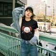 thumbnail image 6 of Shadow Milk Cookie Ladies Summer Print Fashion T-Shirt, 6 of 7