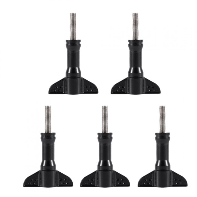 Juego de 5 Tornillos de Mariposa Adaptador de Montaje en Trípode Compatible para GoPro /Sjcam /Xiaom Estándar, Ventosa, Monopie, etc. gopro tornillo de Spptty Equipos y accesorios para filmación de video