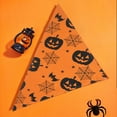 thumbnail image 6 of BGZLEU 1 Pack Halloween Dog Bandana, Pumpkin Ghost Dog Scarf Bib, Pet Halloween Bandanas Costume Accessories for Medium Large Dogs (24in), 6 of 6