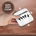 thumbnail image 7 of 3drose, Birds on a Wire - Dare to Be Different Humor - Funny Black and White Silhouette Graffiti - Humorous, Set of 4 Coasters - Soft, 7 of 7