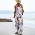 thumbnail image 4 of Tnhcen Women's Casual Loose Vintage Floral Print Pocket Dungarees Jumpsuit – Adjustable Straps Soft Fabric S-3XL Sizes for All Body Types, 4 of 6