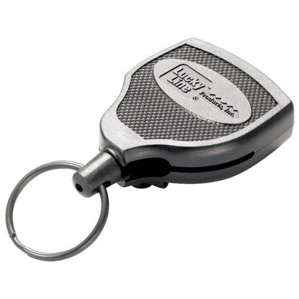 Lucky Line Key Bak ClipOn 48 In. Chrome Retractable Key Chain 43651