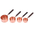 thumbnail image 2 of Household Kitchen Rose Gold Measuring Cup Baking Measuring Cup 4Pcs/Set Stainless Steel Measuring Cup for Cake Shop Home Kitchen, 2 of 8