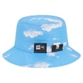 thumbnail image 4 of Men's New Era Black/Light Blue Golden State Warriors Summer Sun and Storm Reversible Bucket Hat, 4 of 7