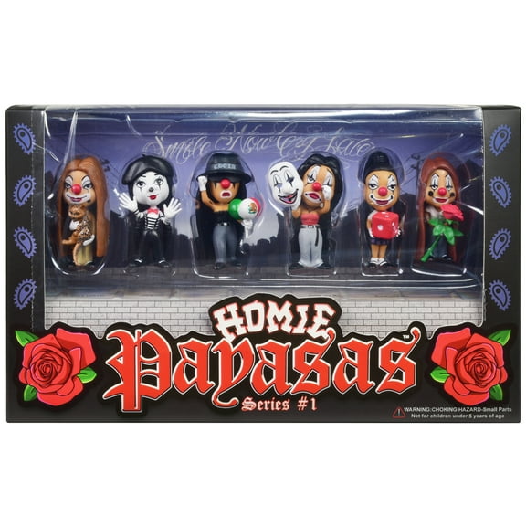 "Homie Payasas" Series 1 2-Inch Figures Set of 6 Pieces by Homies