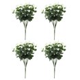thumbnail image 3 of 4 hojas artificiales de eucalipto de imitación, ramas de eucalipto realistas y vívidas, decoración para bodas., 3 of 14