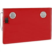 your zone loft collection speaker headboard, red, full